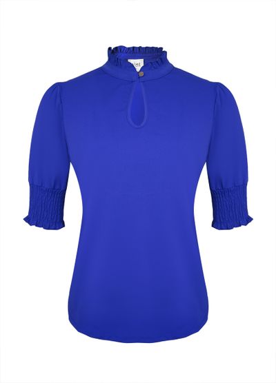 Foto van Aime Stacey top cobalt 